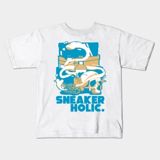 Sneaker Holic Aquatone Retro Sneakers Kids T-Shirt